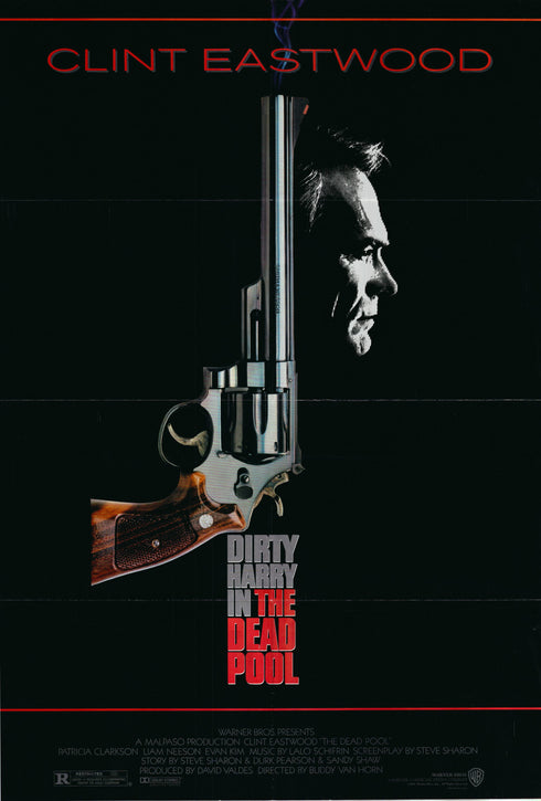 the dead pool 1988 one sheet poster folded